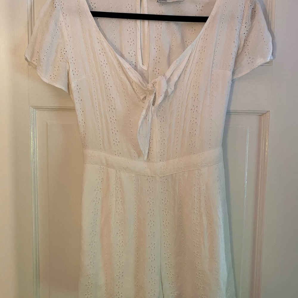 White Romper from Hollister, worn once